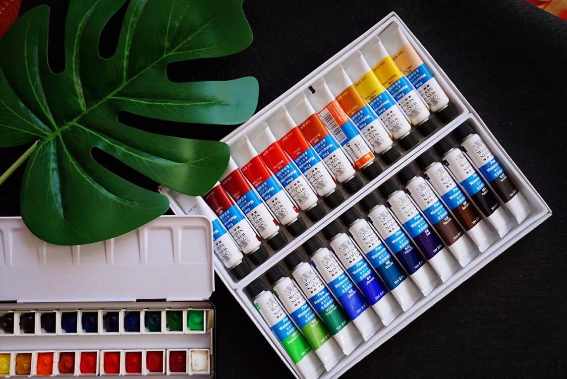 新手入坑水彩,水彩新手推荐什么颜料