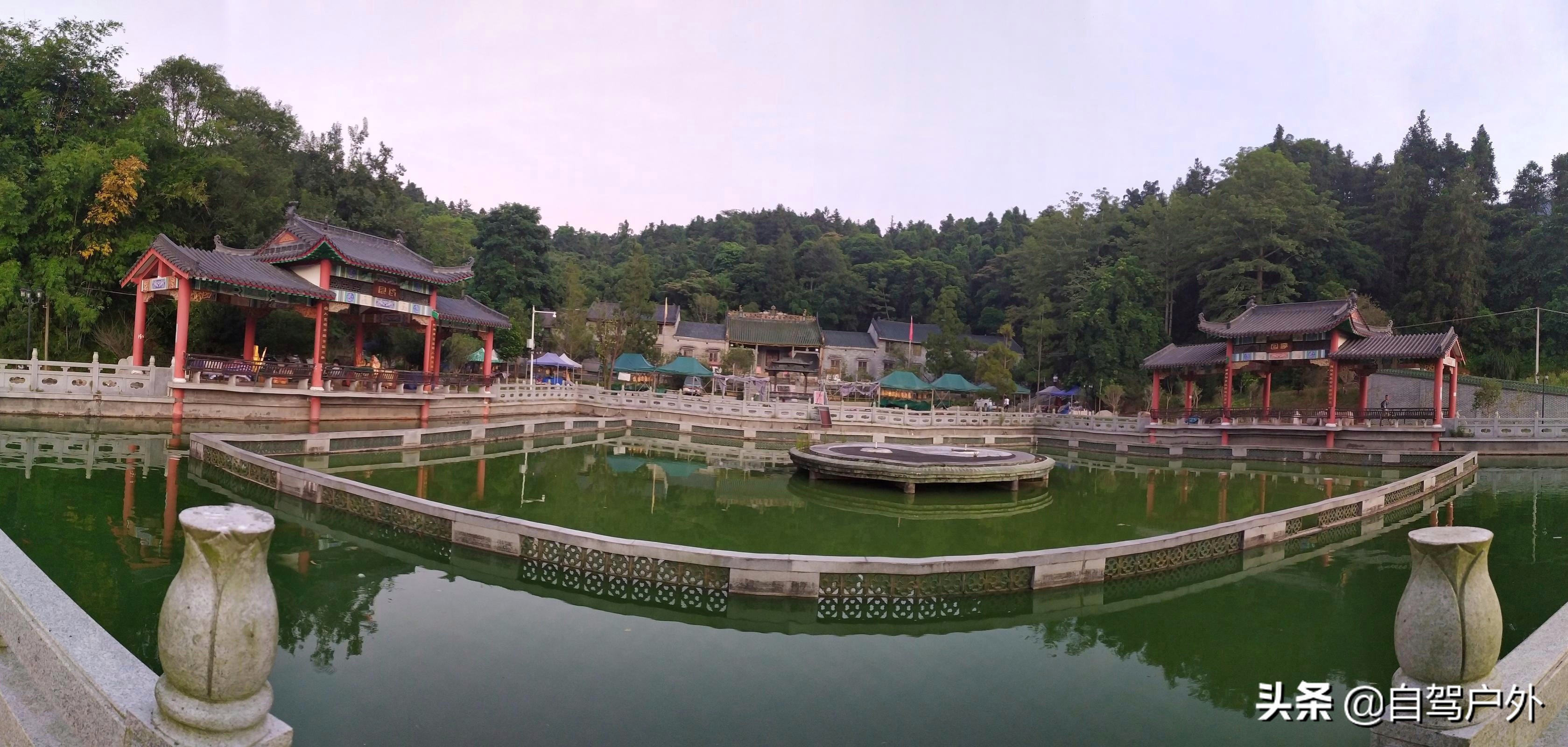 惠州明月山庄露营,罗浮山休闲竹林露营地