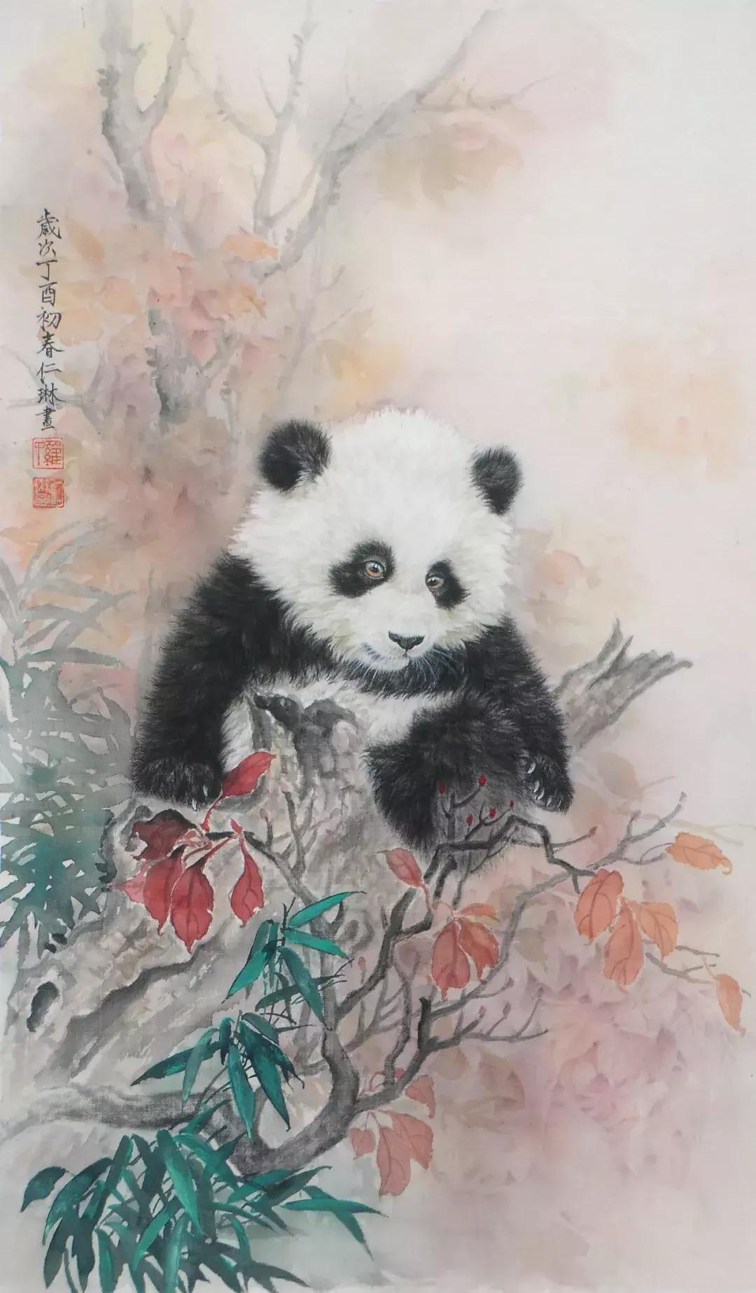 画100种可爱小萌物熊猫,怎么画熊猫简单又可爱