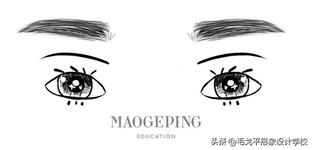 眉毛很低怎么画眼妆,眼睛和眉毛之间太宽眼妆怎么画