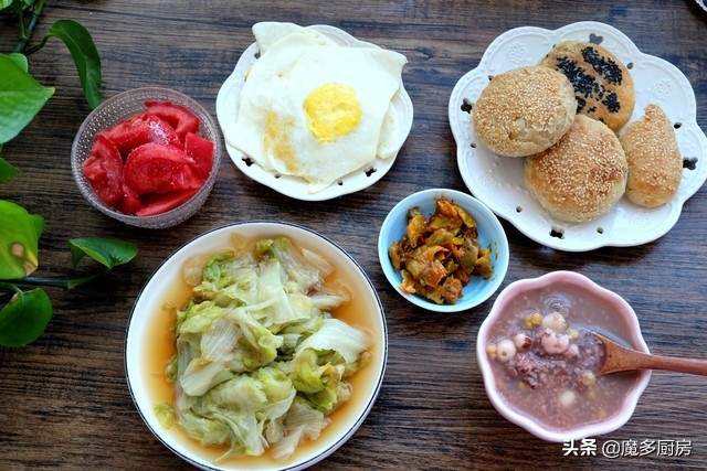 七天中式早餐,馒头发糕油条换着来,亲手做早餐,原来并不难!