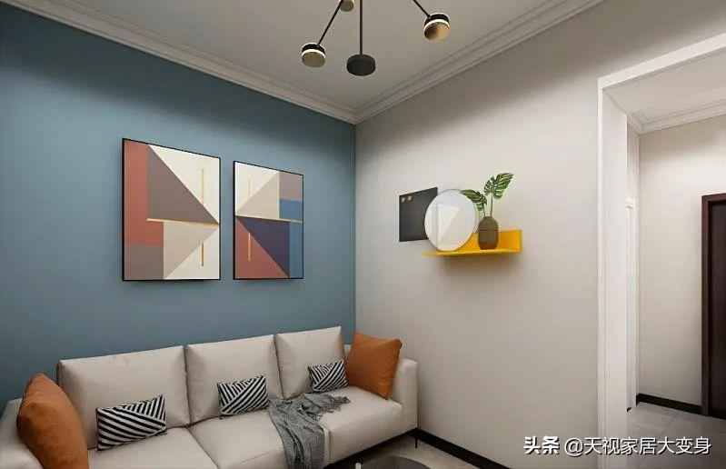 两室一厅卧室太小怎么改造,13平的主卧怎样改成2个卧室