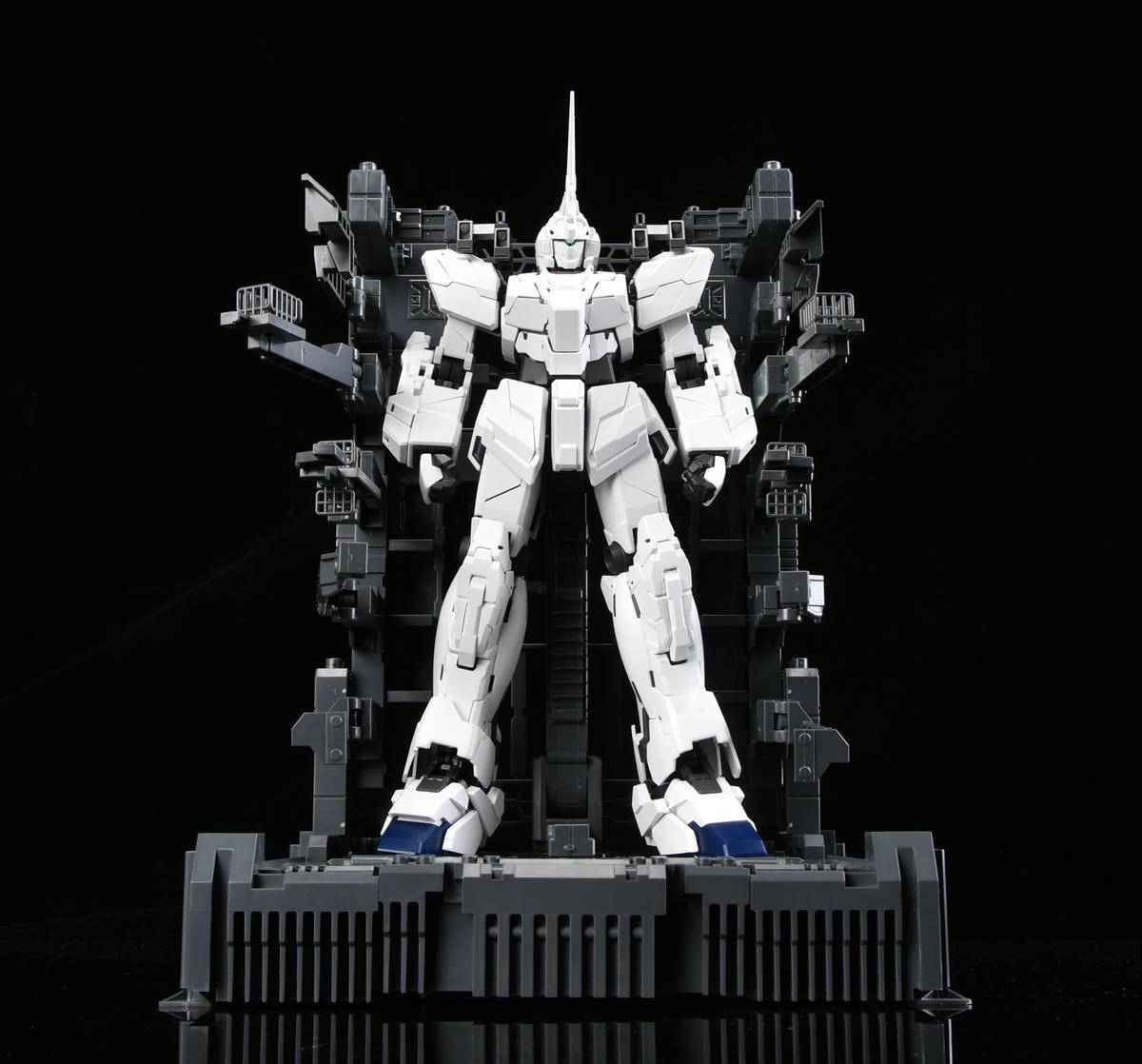 mgex独角兽高达测评,万代限定重炮高达mg开箱