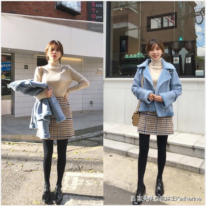 韩系穿搭极简风时尚百搭,韩系穿搭女春秋搭配高级感