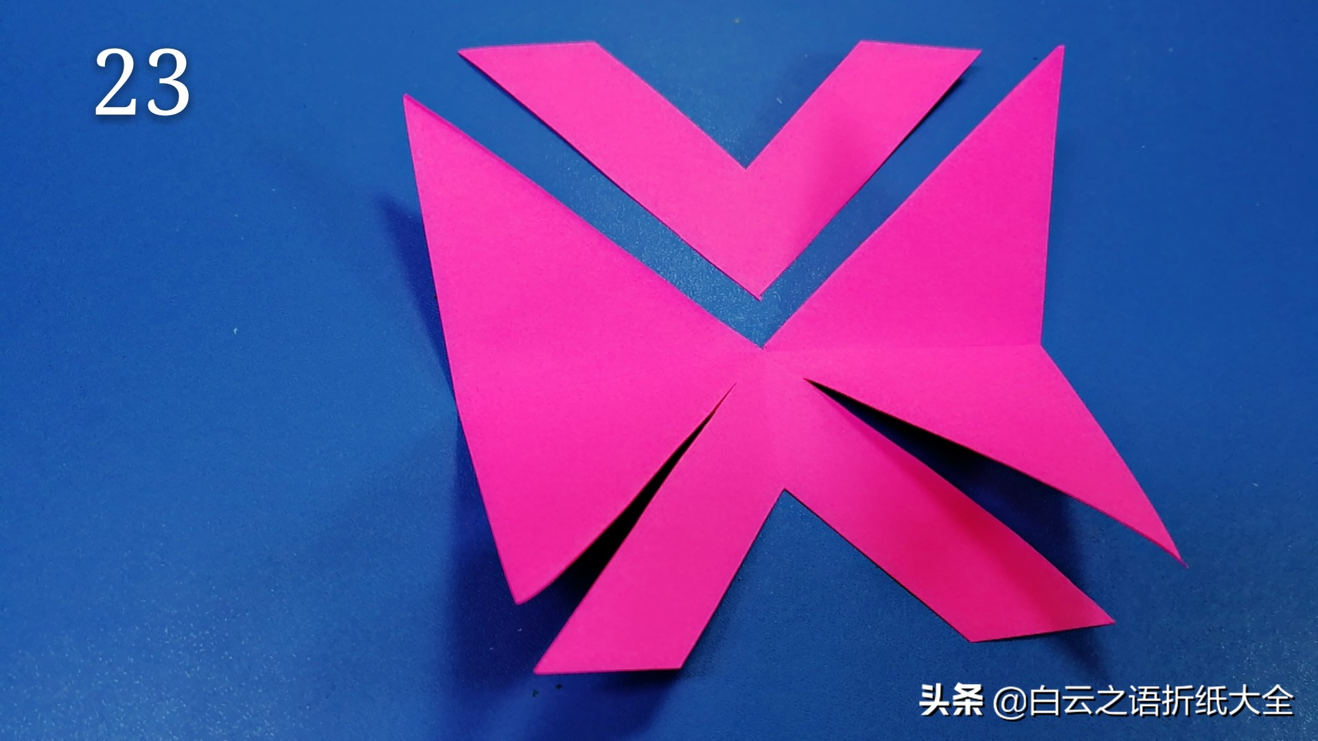 折纸棒棒糖的折纸步骤,可以变形的彩虹棒棒糖折纸慢动作