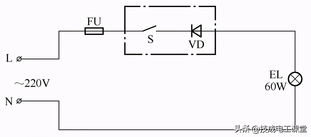 照明三个开关控制一个灯电路图,照明遥控开关的原理图