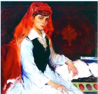 全山石人物肖像油画,全山石油画