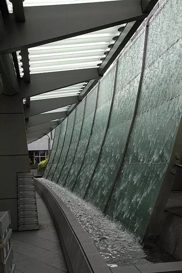 景观设计水景材料,室内水帘景观设计效果图