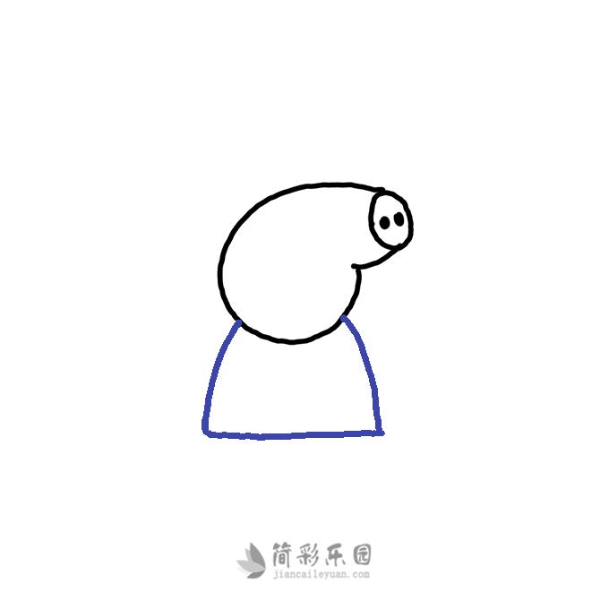 汪汪队立大功小猪佩奇系列简笔画,儿童画画教程3-6岁简笔画小猪佩奇