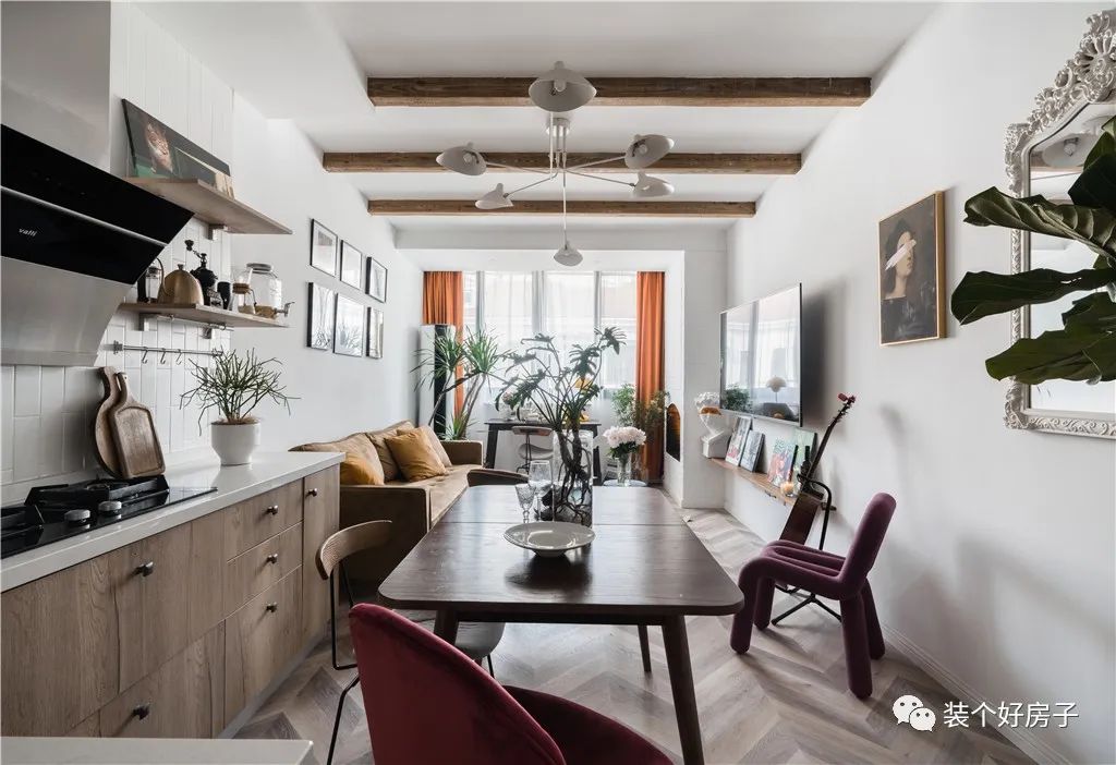 45㎡上海老公房，变鸡肋为宝藏，她家是小户型家装典范