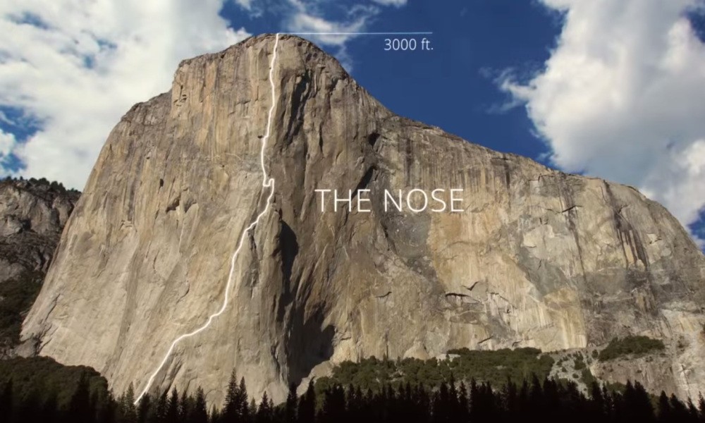 无保护攀岩世界纪录,吉尼斯纪录攀爬酋长岩