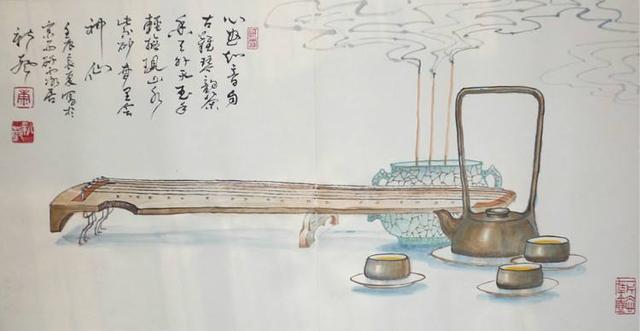 古琴的六弦七弦怎样调音,古琴的定弦