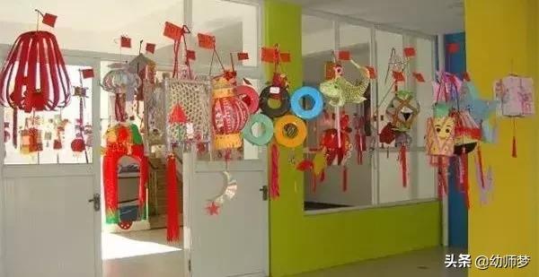 原木风幼儿园环创手工教程,幼儿园中秋节环创主题墙简单好看