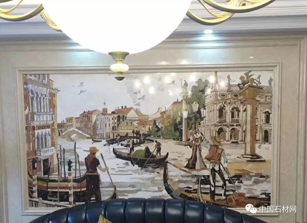 石材水刀加工方法,地面玄关石材水刀拼花效果图