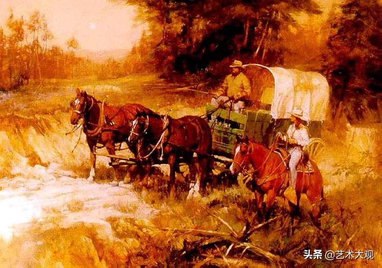 美国艺术家杰里米曼油画作品欣赏,道格拉斯霍夫曼油画作品欣赏