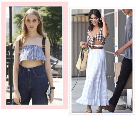 今年流行的简约风穿搭,简约时尚格子衣