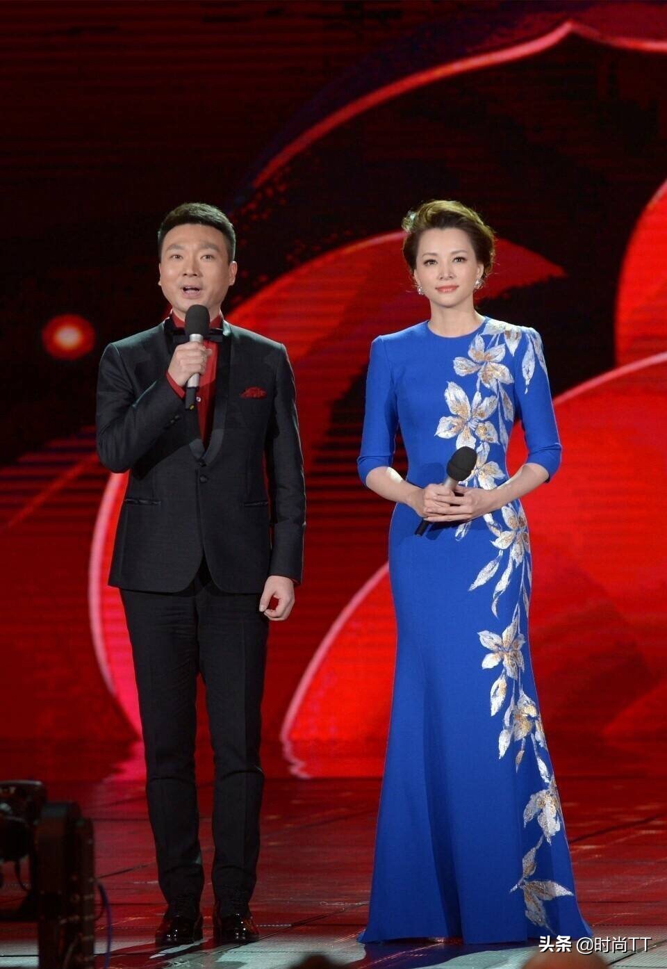 46岁董卿穿衣打扮图,董卿穿吊带裙好看吗