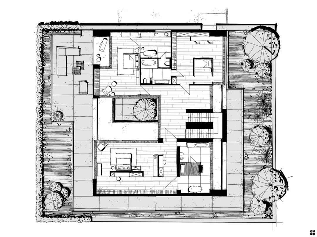 572平米独栋别墅装修,561平方米极简大宅