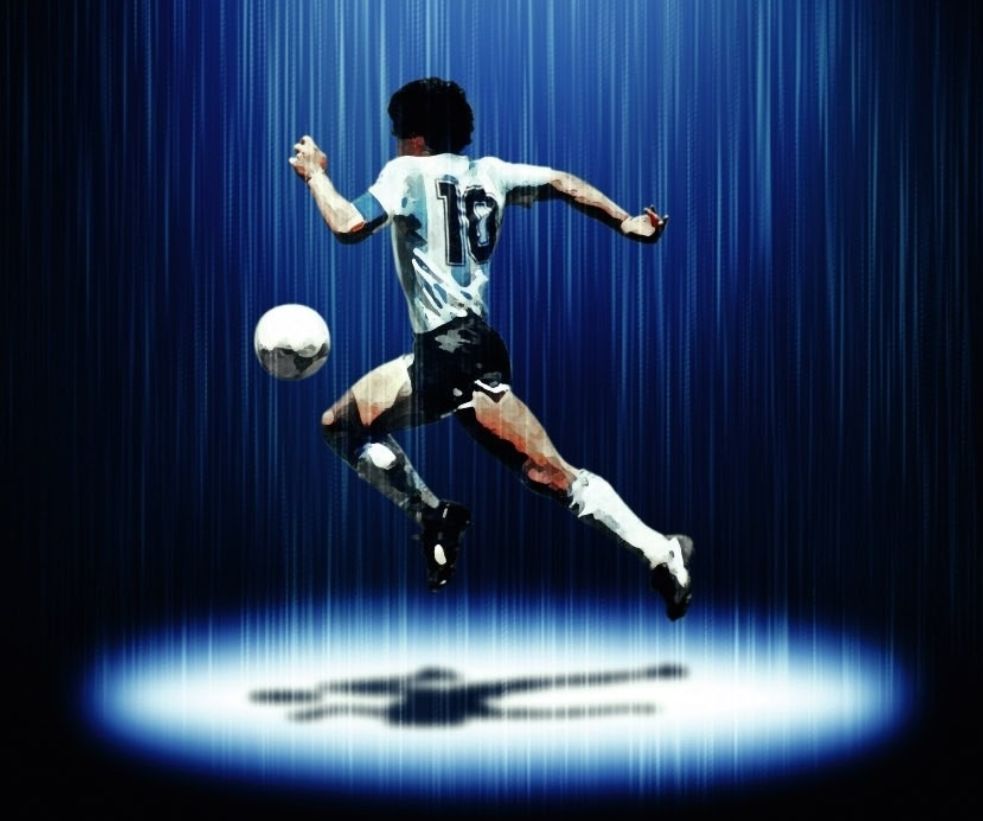 马拉多纳球王踢法,真王者