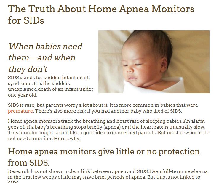 婴儿呼吸监控器十大排名,婴儿监护器真的好吗