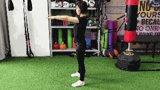 快速瘦腿让腿变得又直又细动作,徒手健身操瘦身瘦腿视频