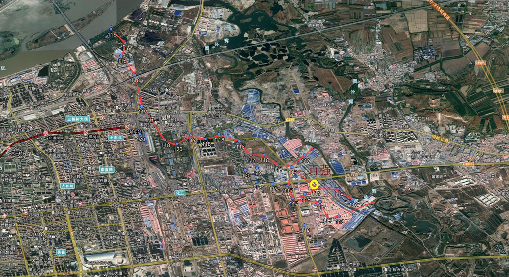 由低高程点查找隐伏断裂带方法及其有效性