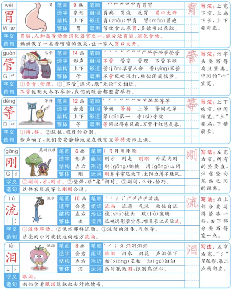 第20课三年级上册的生字笔顺,部编版三年级下册生字笔顺动图