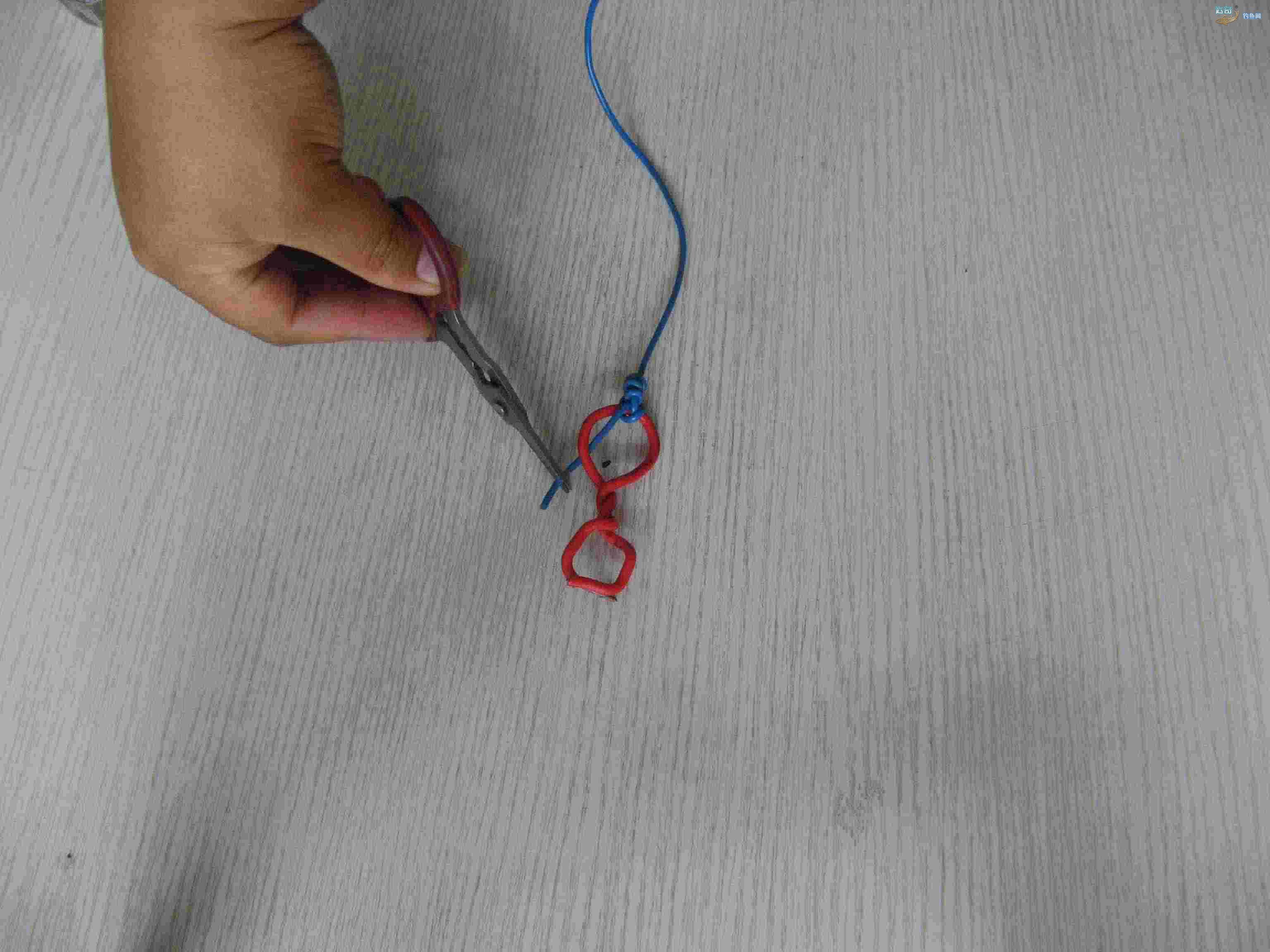 鱼竿马蹄结打结方法,鱼竿马蹄环怎么解