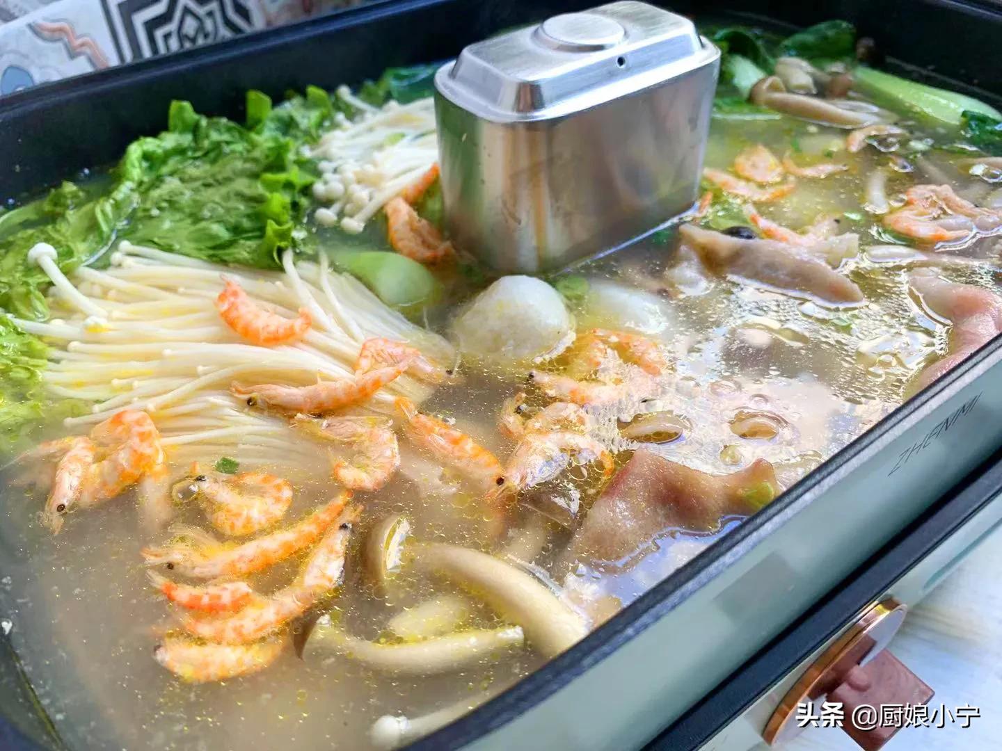 火锅原汁原味汤底,冬天必须来顿热气腾腾的火锅