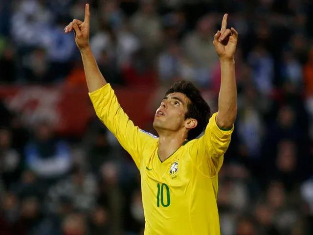 内马尔和卡卡透支巴西队50年颜值,卡卡巴西队颜值巅峰照片