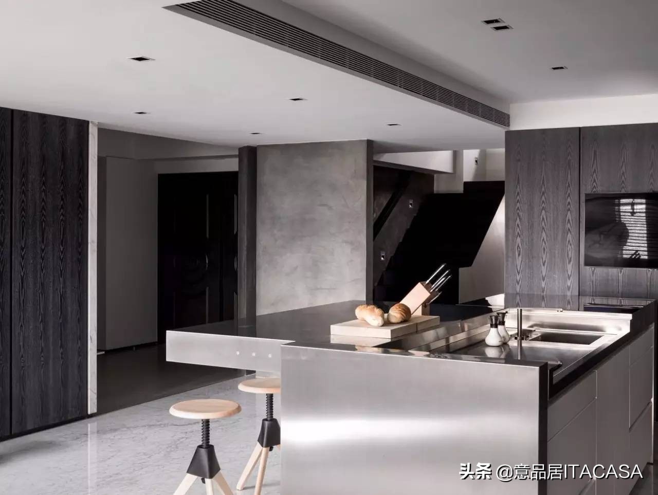 美式轻奢风高级蓝灰家具,全屋欧美风格的家具