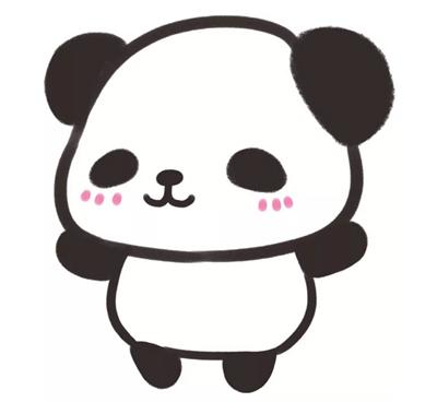 儿童画画教程3-6岁简笔画熊猫,猴子大象小鸟老虎熊猫的简笔画