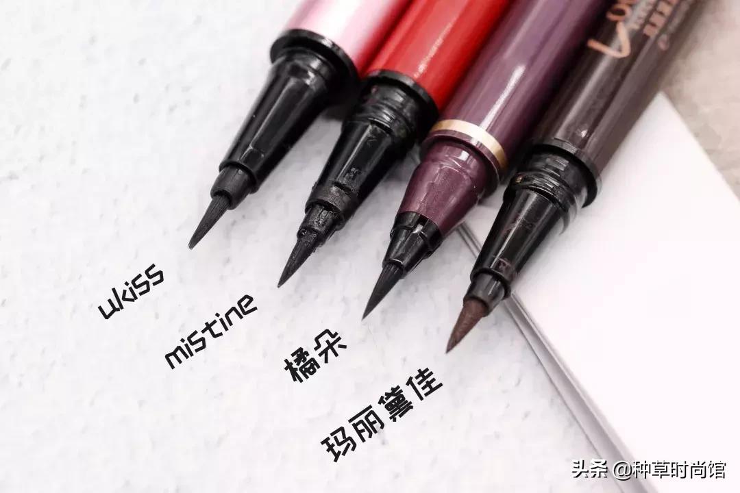 初学者如何使用kissme眼线笔,kissme眼线笔真实测评黑茶色