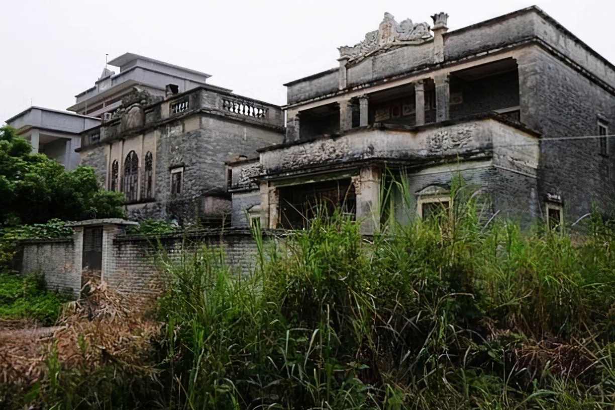 广东一村落全是小洋楼,没住多久,全村出国