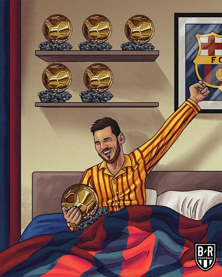 梅西6夺金球完整版,梅西6夺金球奖瞬间