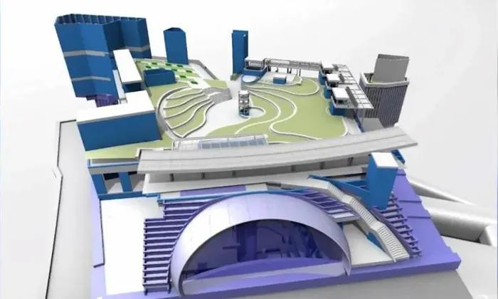 香港地铁*钟金**站BIM建设案例