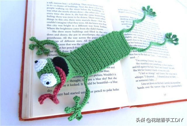 搞怪章鱼手工编织帽子,创意小动物书签编织法