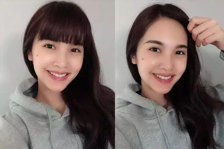 女生脸型又窄又长适合什么刘海,适合各种脸型的刘海女生