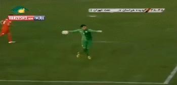 手抛界外球门将,世界杯伊朗门将手抛球