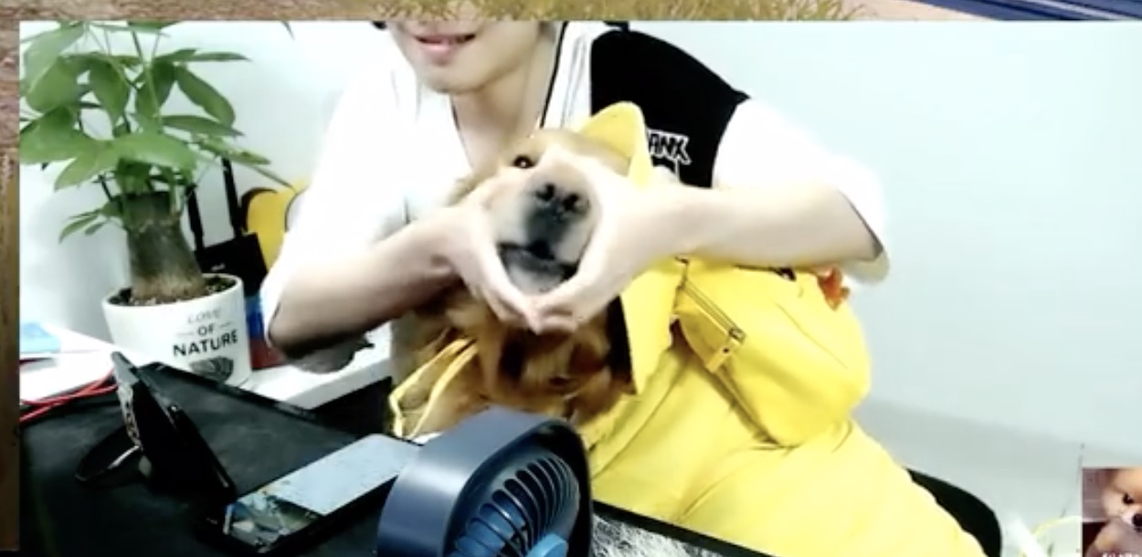 *牙虎**六一游园会众主播云集,他是第一个打成目标的主播