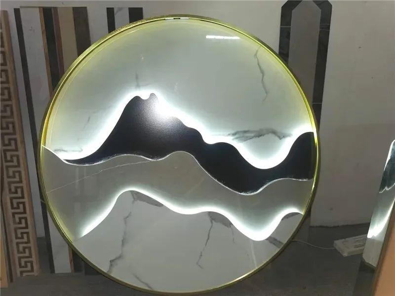 粤美水刀拼花许俞平:专注瓷砖加工做最后赢家