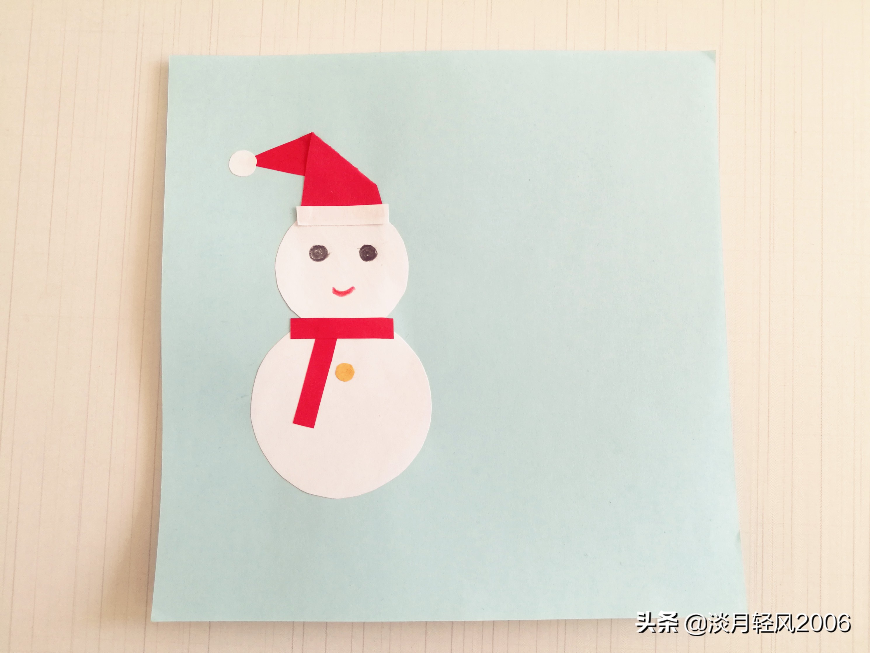 手工贺卡圣诞贺卡制作,幼儿园手工制作圣诞节贺卡简单