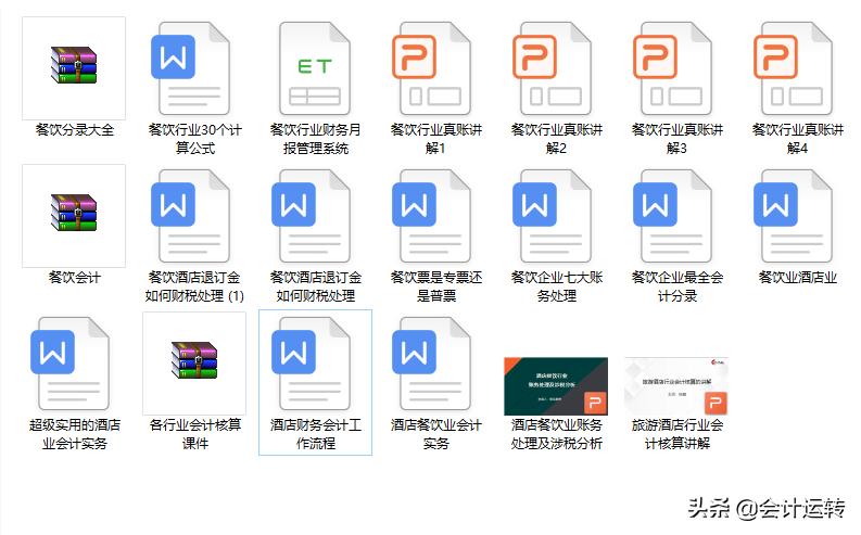 小规模酒店会计整个做账流程,酒店会计做账流程视频教学全套