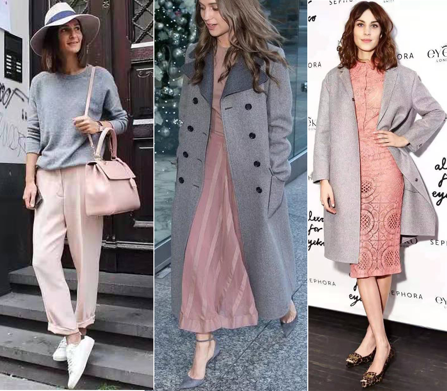 灰色秋冬高级感穿搭,灰色系搭配秋冬