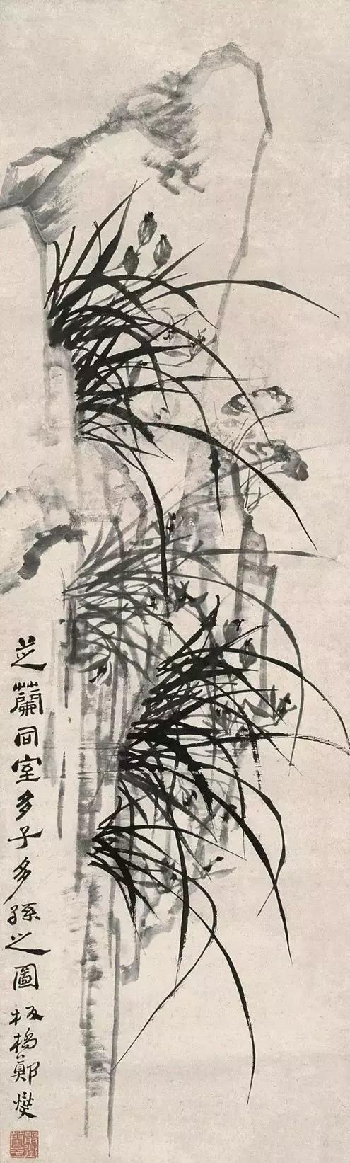 国画大师兰草画欣赏,现代中国十大画兰名家