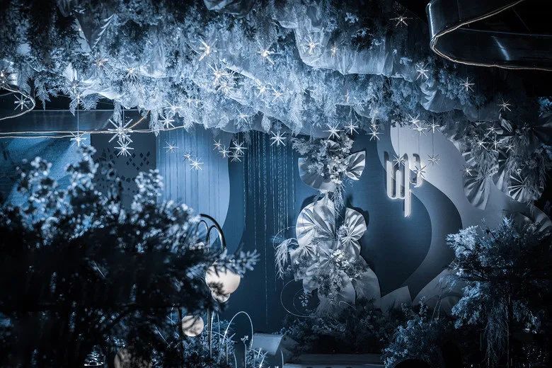 这场静谧梦幻的蓝色星空婚礼,一场神秘浪漫的星空婚礼