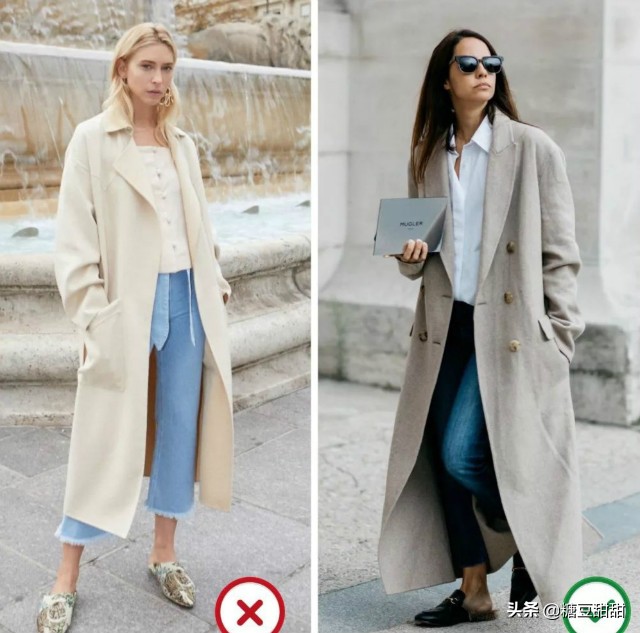 穿大衣配短雪地靴好看么,雪地靴鞋搭配大衣好看吗