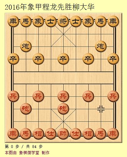 象棋盖马三锤完整版,象棋无人能胜的大神开局