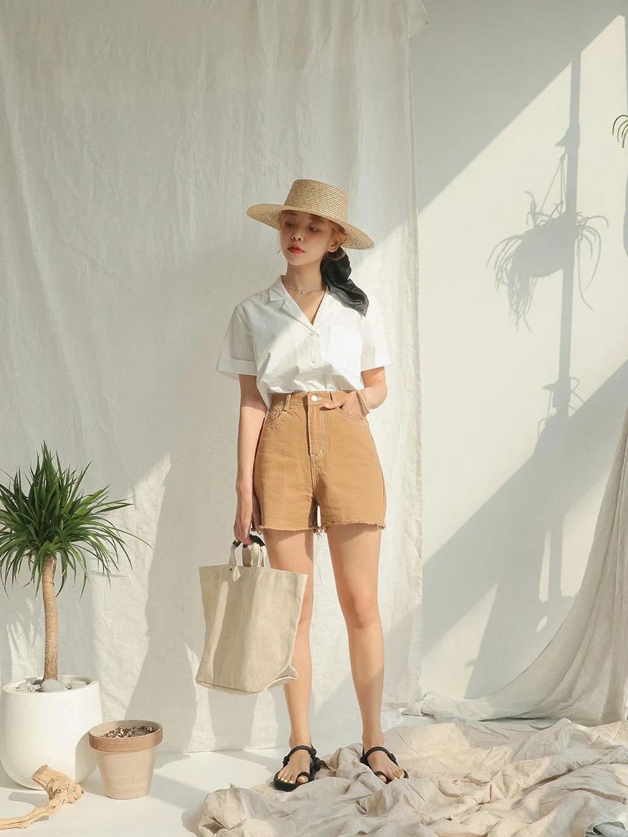 夏季休闲宽松短袖t恤每日穿搭,上短下长不露腿t恤穿搭夏季