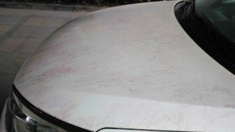 车漆表面有黄色小点怎么清理,车漆上有黄色小点怎么形成的